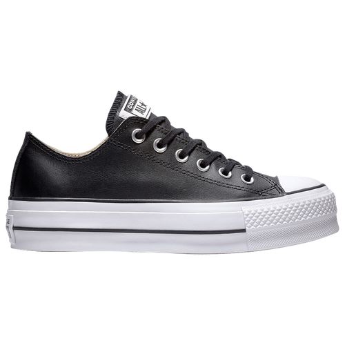Converse Womens Converse All Star Platform Ox Leather Low - Womens Shoes Black/White Size 06.0 | Foot Locker (US)