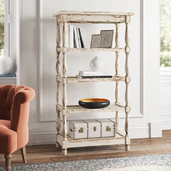 Nonna 55'' H x 30'' W Etagere Bookcase | Wayfair North America