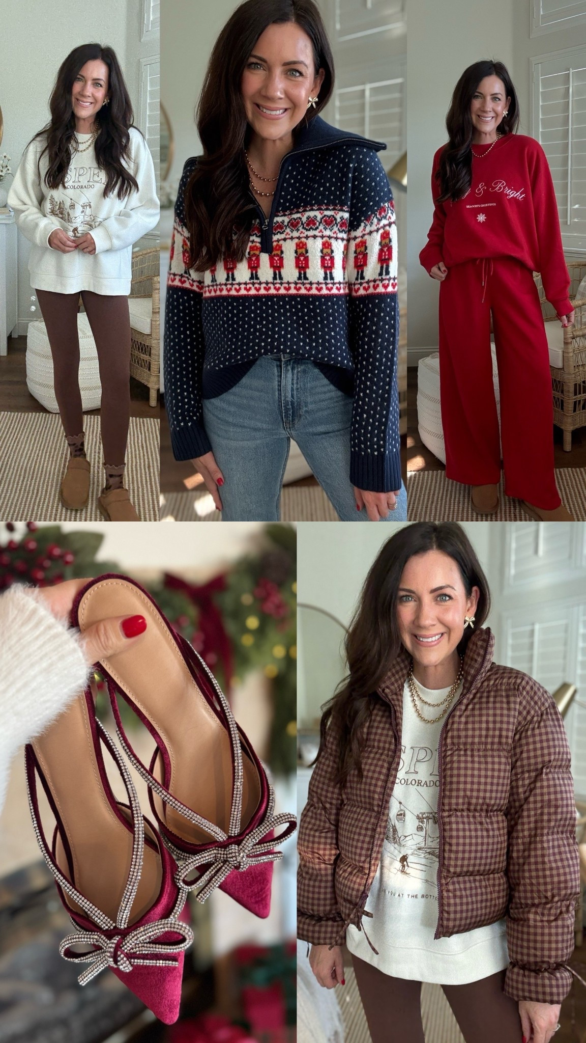 Target Haul on @stylingwithkayla
A lot on sale!!!
Aspen pullover-large
Nutcracker quarter zip-small
Merry & bright pullover-large
Heels-run tts
Gingham jacket-small
Red sweatpants-medium, need small
Amazon leggings-small
Gap jeans-run tts, 4 regular


#LTKSaleAlert #LTKCyberWeek #LTKHoliday