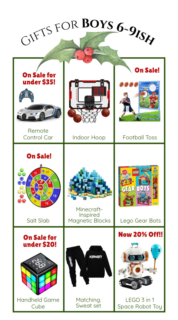 Gift ideas for the 6-9 year old boys!! Plenty of options to choose from and lots of them on sale!!! 

 #LTKGiftGuide #LTKHoliday #LTKSaleAlert