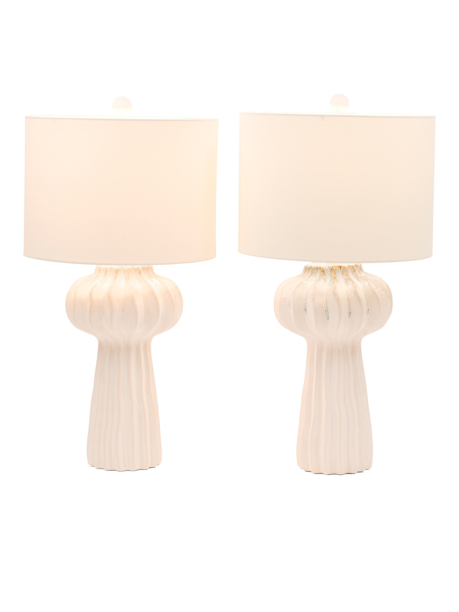 2pk 27in Textured Ceramic Table Lamps | Home | Marshalls | Marshalls