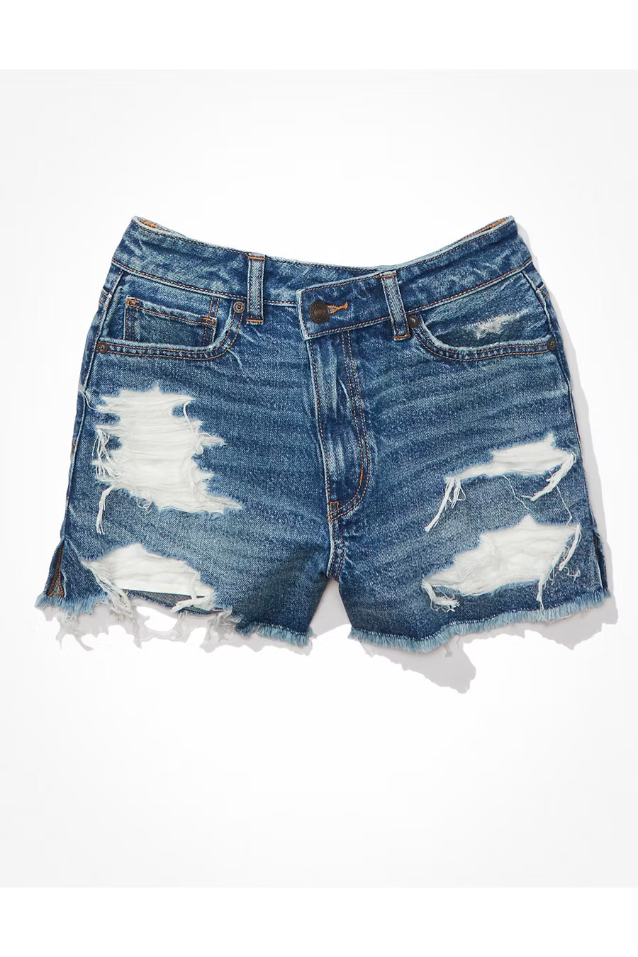 AE Strigid Denim Mom Short | American Eagle Outfitters (US & CA)