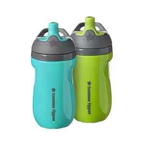 Tommee Tippee Insulated Sportee Bottle, 9oz, 12+ Months, Trainer Sippy Cup for Toddlers, Spill-Pr... | Amazon (US)