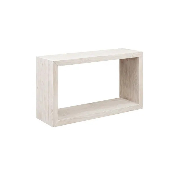 New Heights Teton Console Table - Natural White | Bed Bath & Beyond