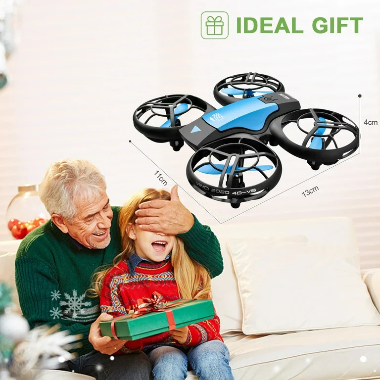4DRC V8 Mini Drone, Suitable for Children and Beginners, 3 Batteries and Storage Bag， Height Ho... | Walmart (US)