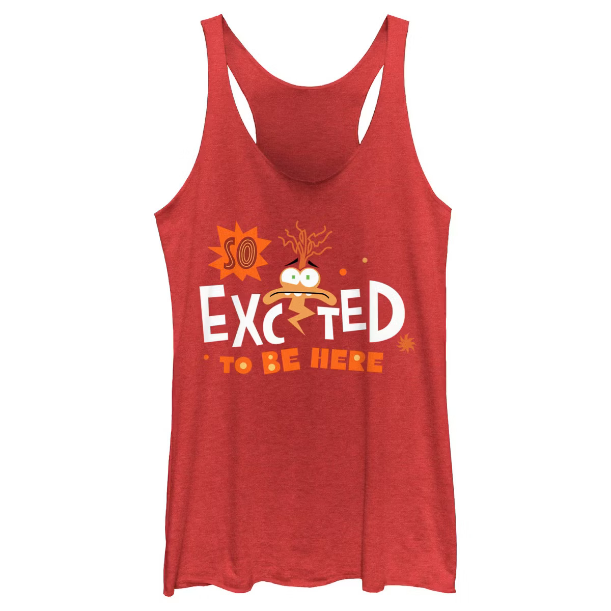 Women's Inside Out 2 So Excited to Be Here Racerback Tank Top | Target
