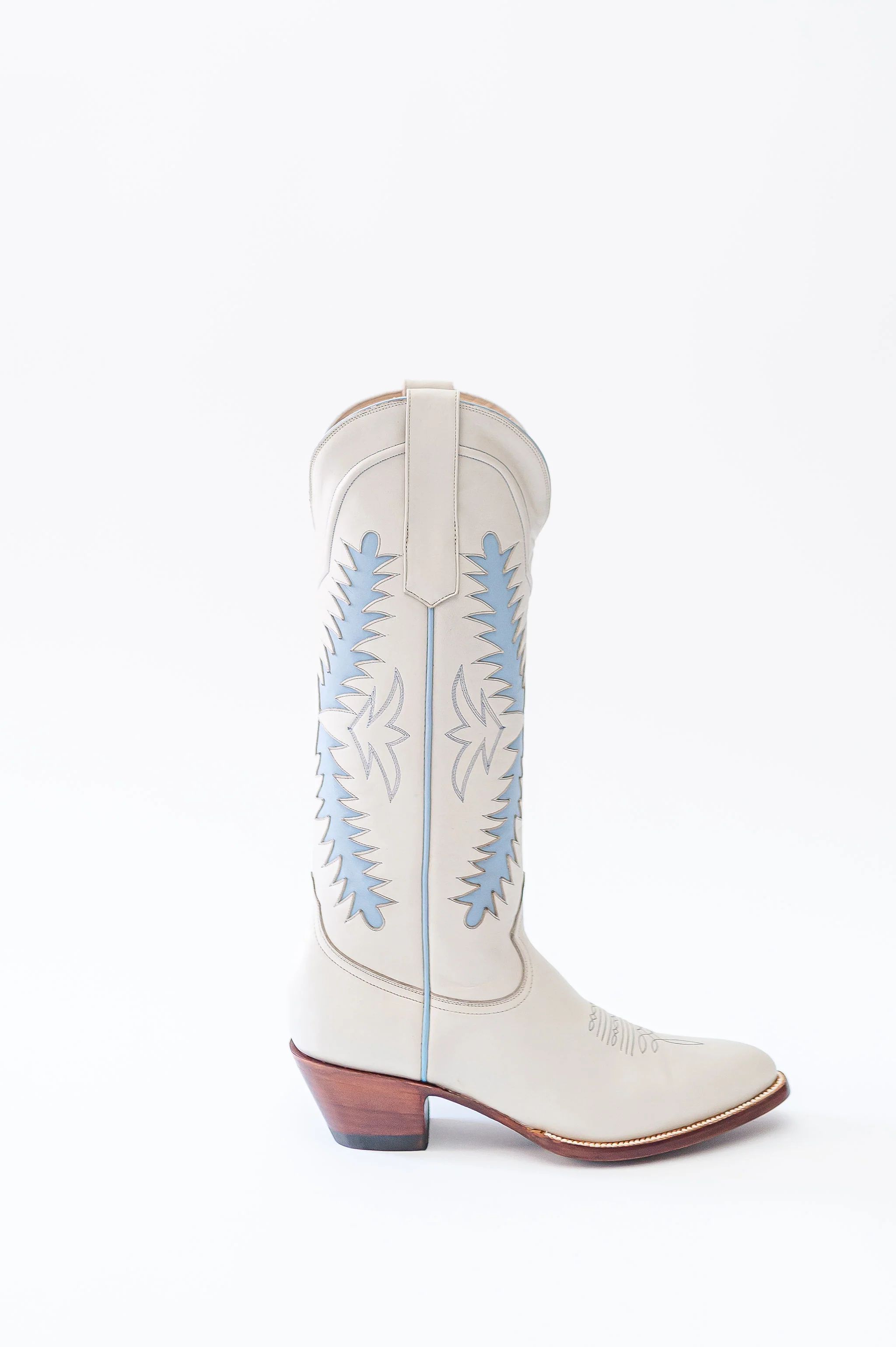 Finnley - Bone/Powder Blue | Petite Paloma