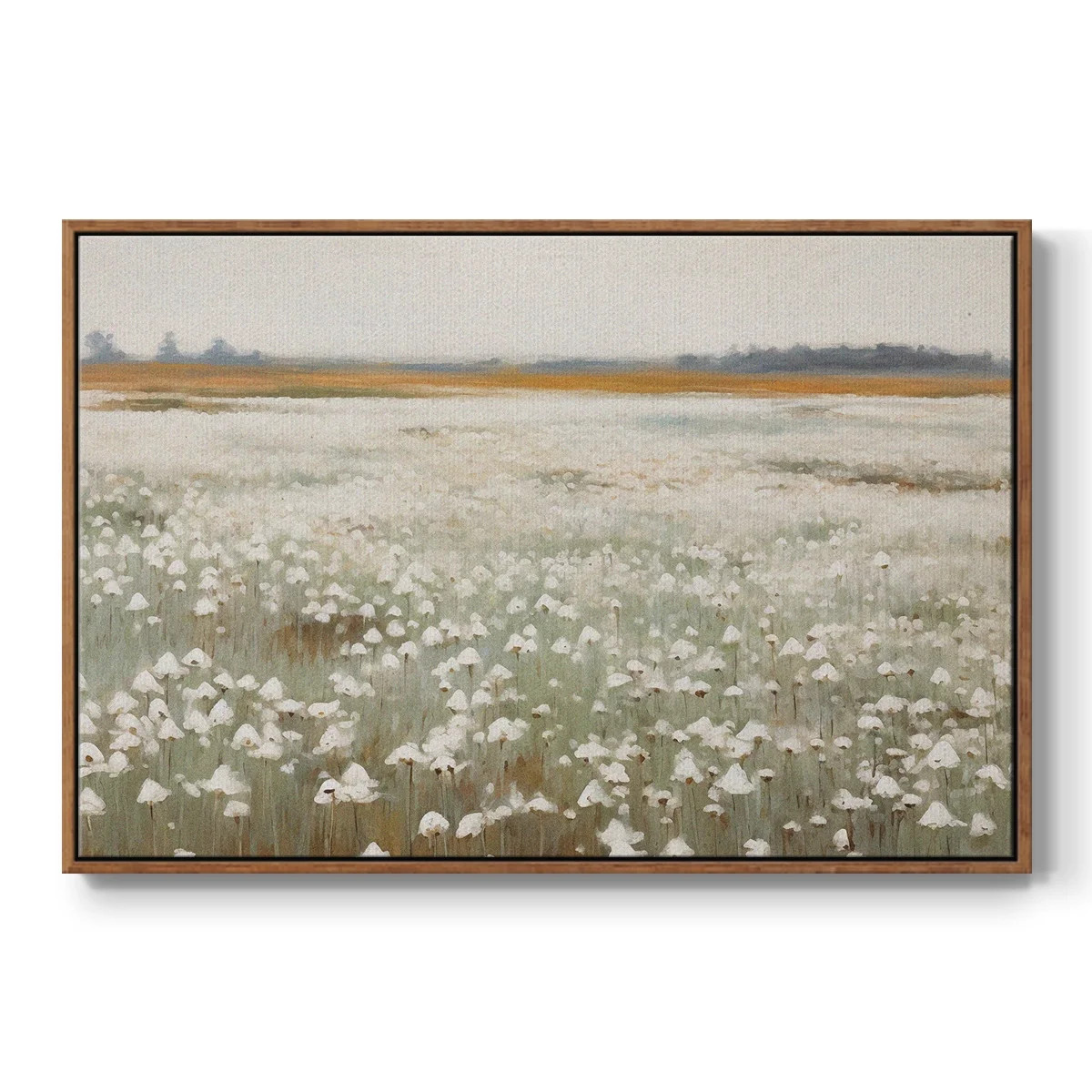 Vintage Landscape-XVII By Wexford Home Framed in Walnut Wood Gallery Wrapped Canvas 27 in. x 41 i... | Walmart (US)