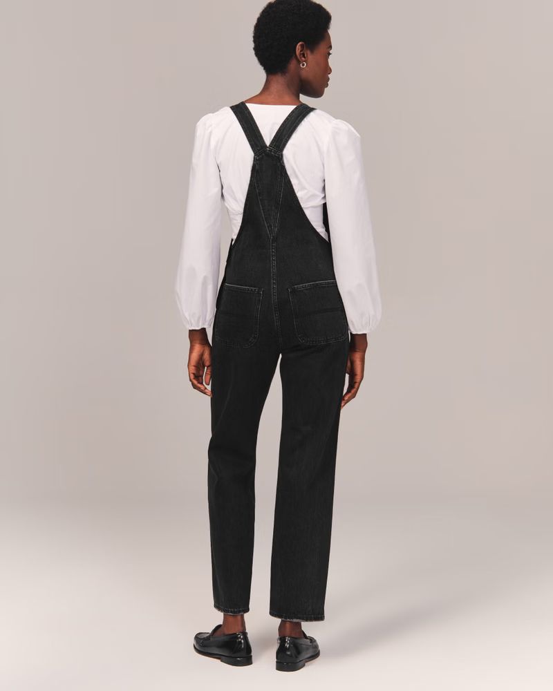 Women's High Rise Overalls | Women's Bottoms | Abercrombie.com | Abercrombie & Fitch (US)