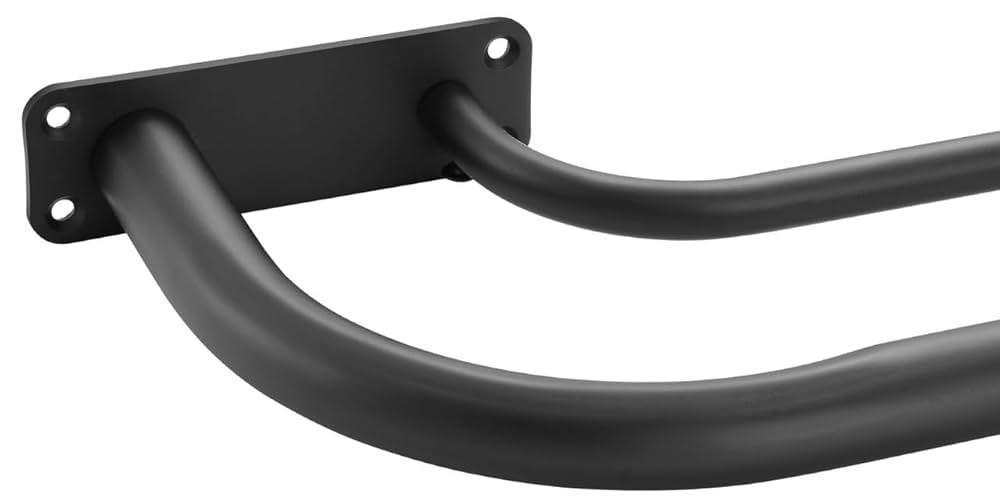 Double Rods Curtain Rods for Windows 48 to 84 Inch, Matte Black Double Curtain Rods Wrap Around, ... | Amazon (US)