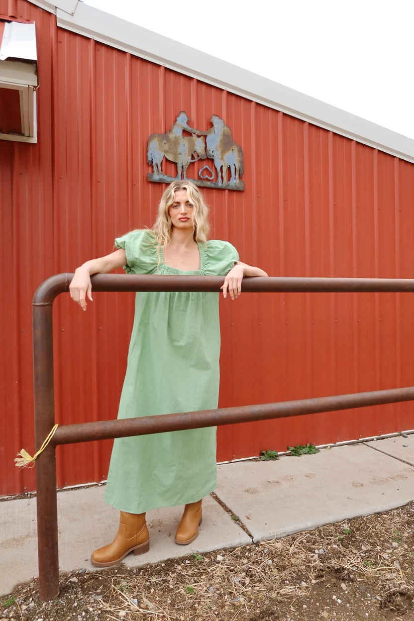 Clover Gingham Maxi | Henly