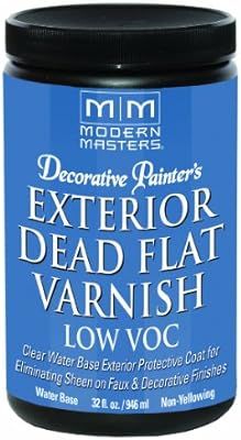 Modern Masters DP401 Exterior Dead Flat Varnish Low VOC Quart | Amazon (US)