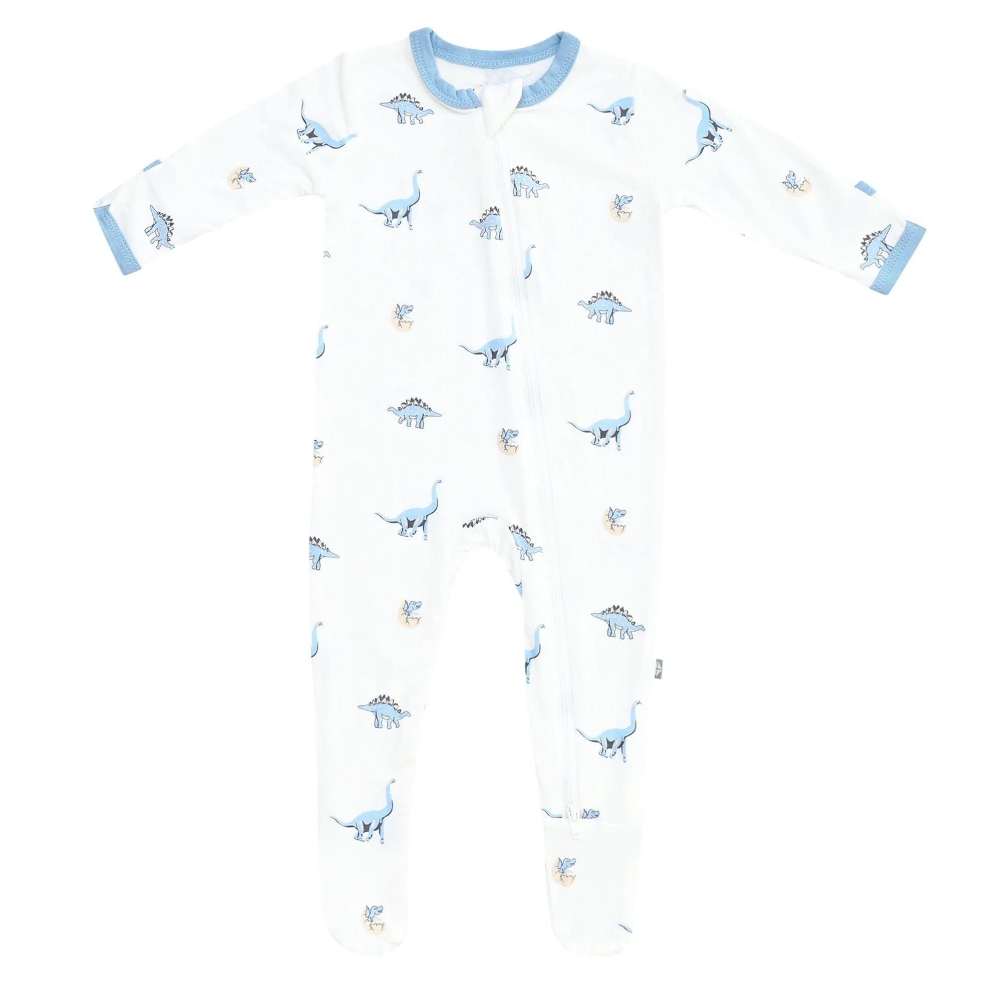 Printed Zippered Footie in Jurassic | Kyte BABY