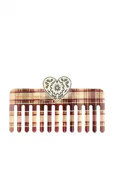 Solar Eclipse Hand-Painted Paisley Heart Detangling Wide Tooth Hair Comb from Revolve.com | Revolve Clothing (Global)