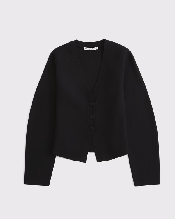 LuxeLoft Rounded Sleeve Cardigan | Abercrombie & Fitch (UK)
