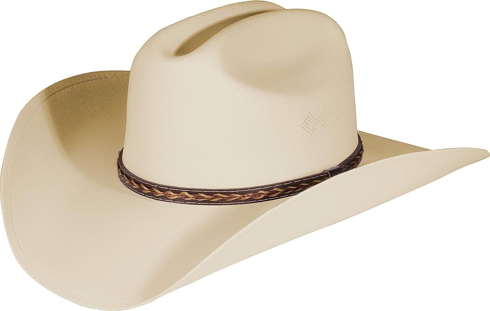 Western Cowboy & Cowgirl Hat Pinch Front Wide Brim Style | Amazon (US)