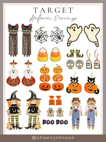Spooktacular style alert! Get ready for Halloween with these adorable earrings from Target. Hurry, they vanish like ghosts! #TargetFinds #HalloweenEarrings #SpookyStyle #EarringObsession #LimitedStock #HalloweenFashion



#LTKHalloween