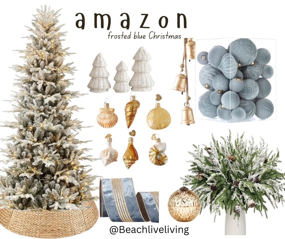 Frosted Blue Christmas Theme Inspiration 

#LTKHoliday #LTKHome #LTKSeasonal