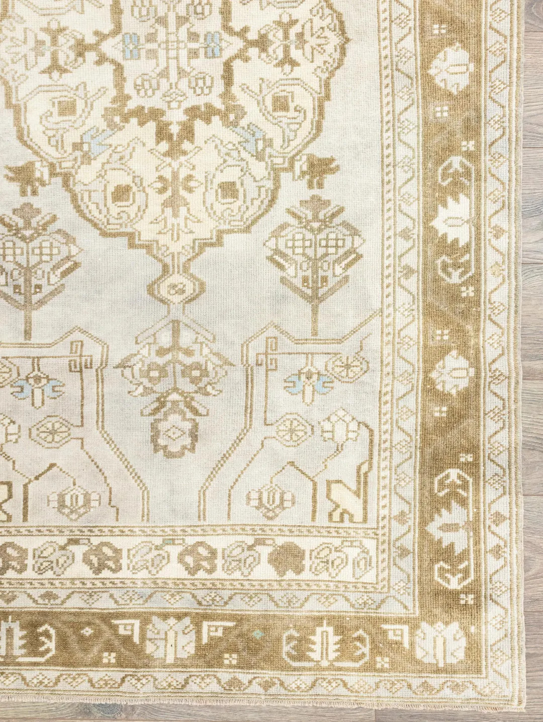 Handwoven Turkish Oushak Rug 3.11x7.4 ft – Gray Sand Gold – Supper Club Elegant Living Decor | Etsy (US)