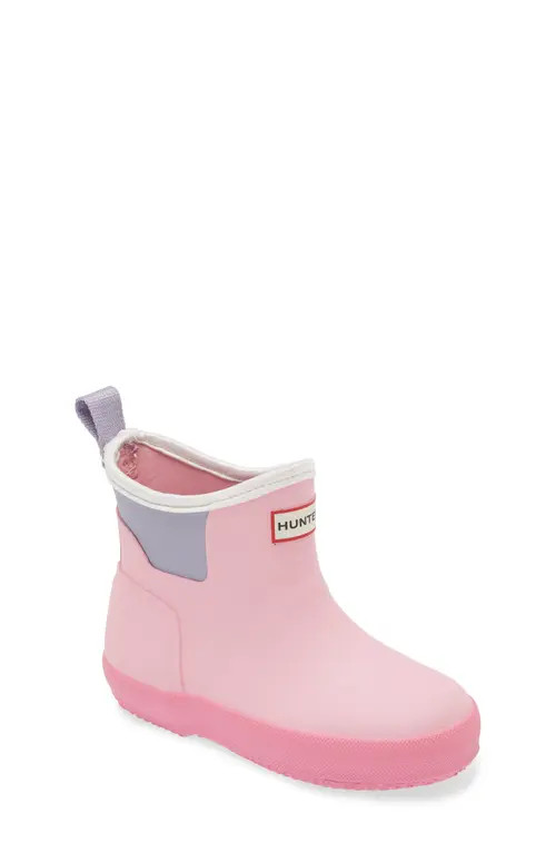 Hunter Kids' Original Waterproof Chelsea Rain Boot in Pink Fizz/Wisteria/White at Nordstrom, Size... | Nordstrom