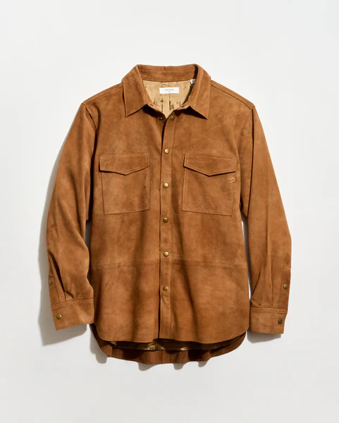 Suede Utility Shirt - | Billy Reid