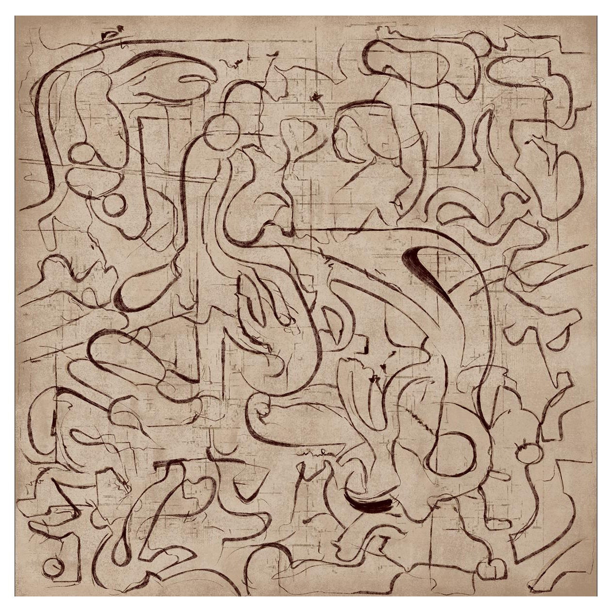 "La Ligne"  Limited Edition Art Print by Christiane Lemieux - 30" x 30" | 1stDibs