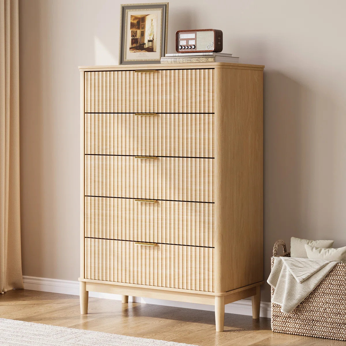 Dresser With Solid Wood Legs | Wayfair North America