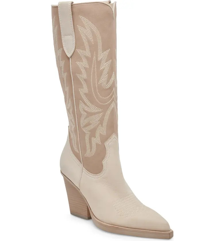 Blanch Knee High Western Boot (Women) | Nordstrom