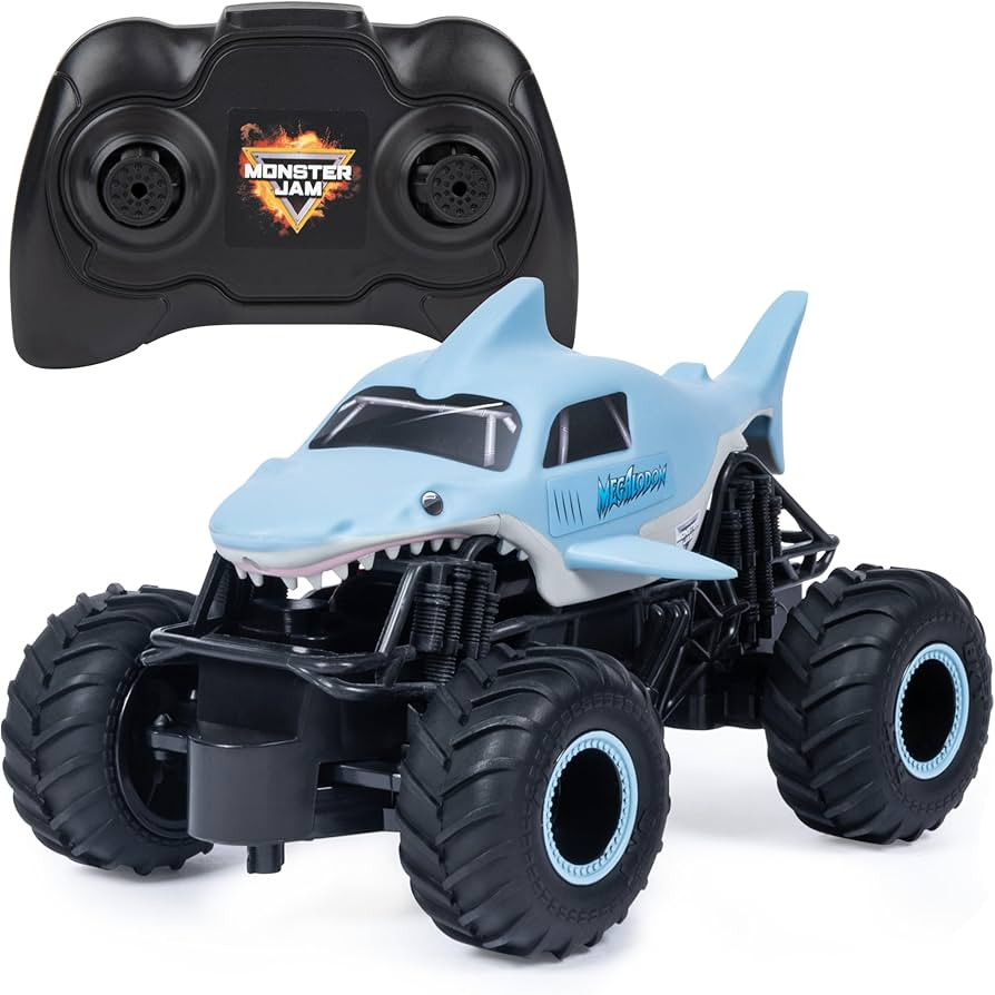 Monster Jam, Official Megalodon Remote Control Monster Truck for Boys and Girls, 1:24 Scale, 2.4 ... | Amazon (US)