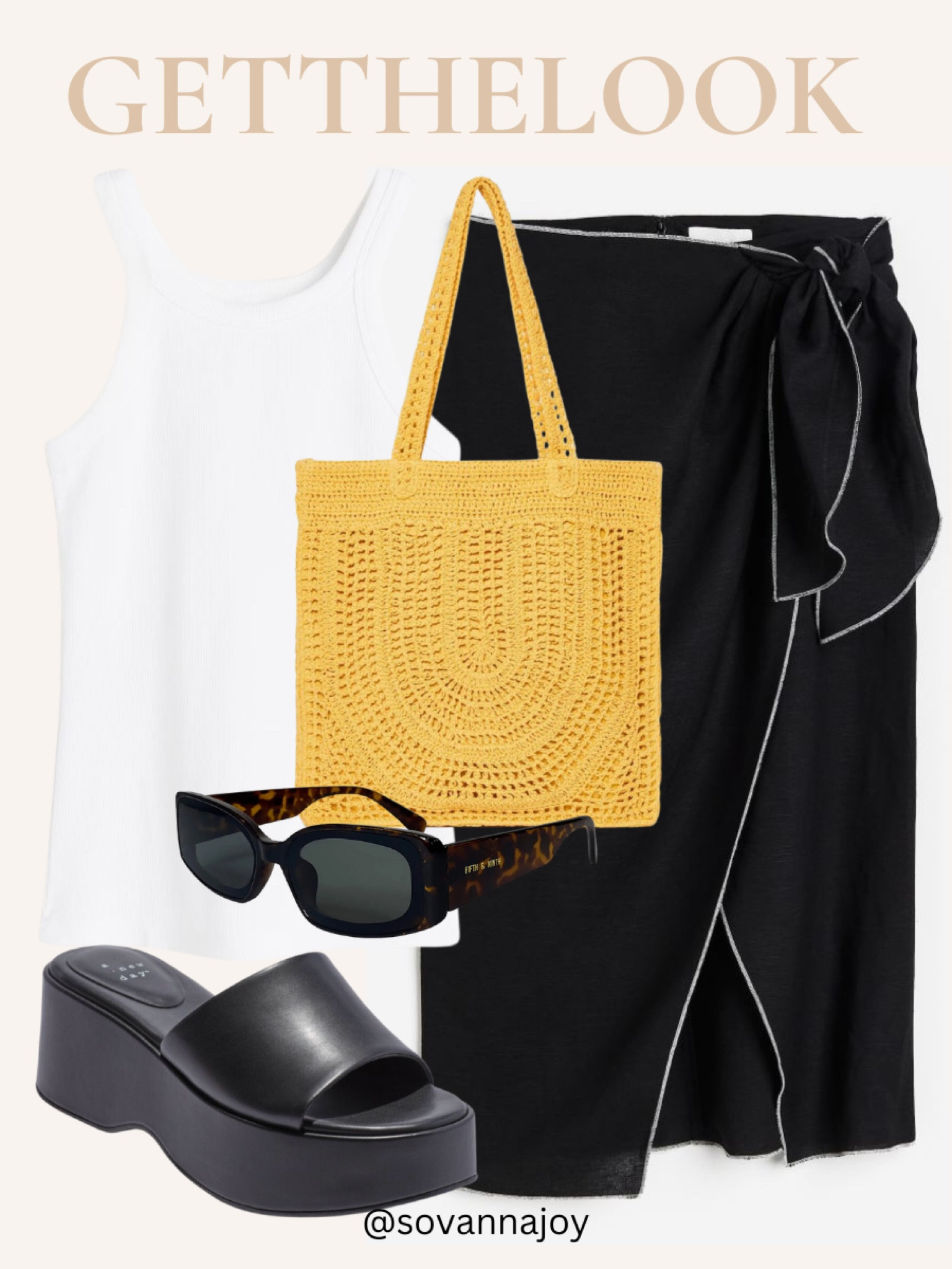 wrap skirt and basic tank top 

#LTKcurves #LTKstyletip #LTKFind