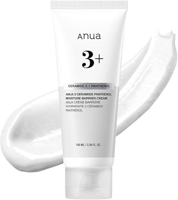 ANUA 3 Ceramide Panthenol Moisture Barrier Cream, Hydrating Daily Face Moisturizer for All Skin T... | Amazon (US)