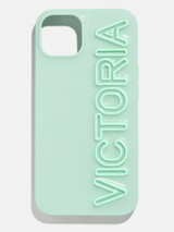 Fine Line Custom iPhone Case - Mint/Light Mint | BaubleBar (US)