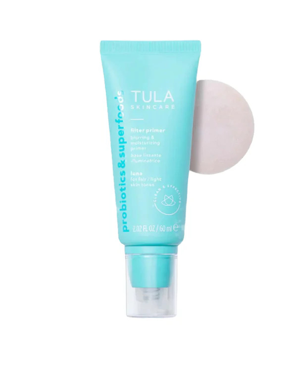 blurring & moisturizing primer (sheerly tinted) | Tula Skincare