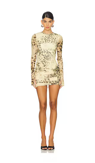 Clarisse Mini Dress in Leopard | Revolve Clothing (Global)