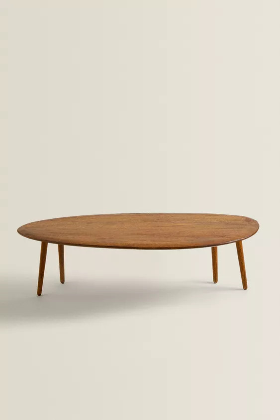 BEVELLED WOODEN COFFEE TABLE | Zara UK