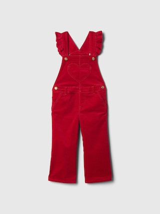 babyGap Velvet Heart Overalls | Gap (US)