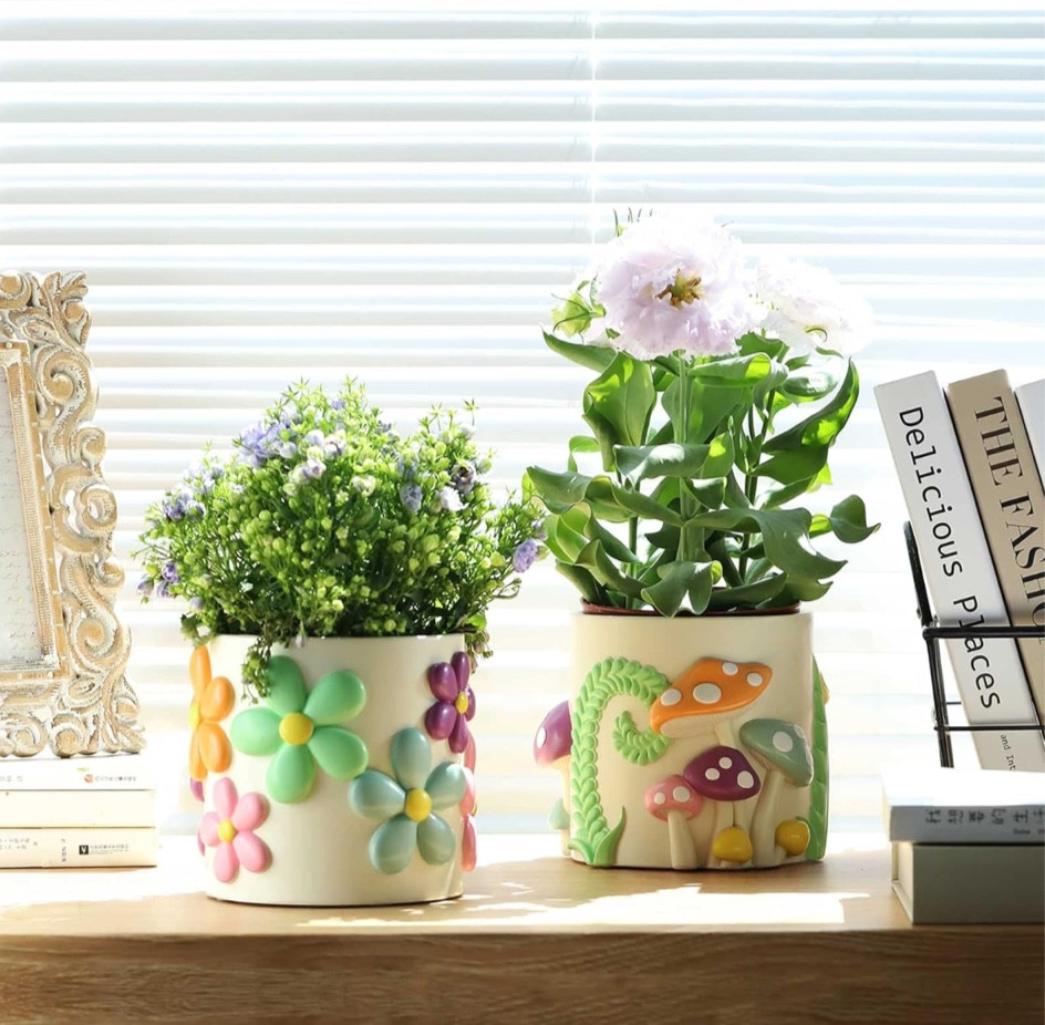 This fun, quirky pots are a great way to add more color to your home garden. Spunky and cute! 

#LTKfindsunder50 #LTKhome #LTKstyletip