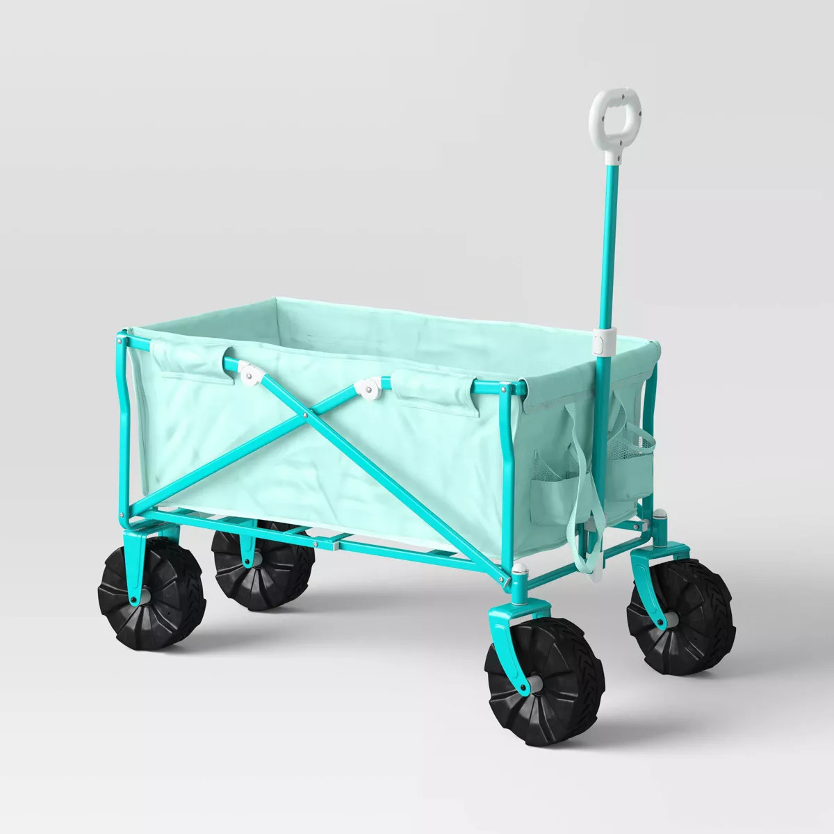 Flat Folding Wagon without Cargo Net Aqua - Sun Squad™ | Target