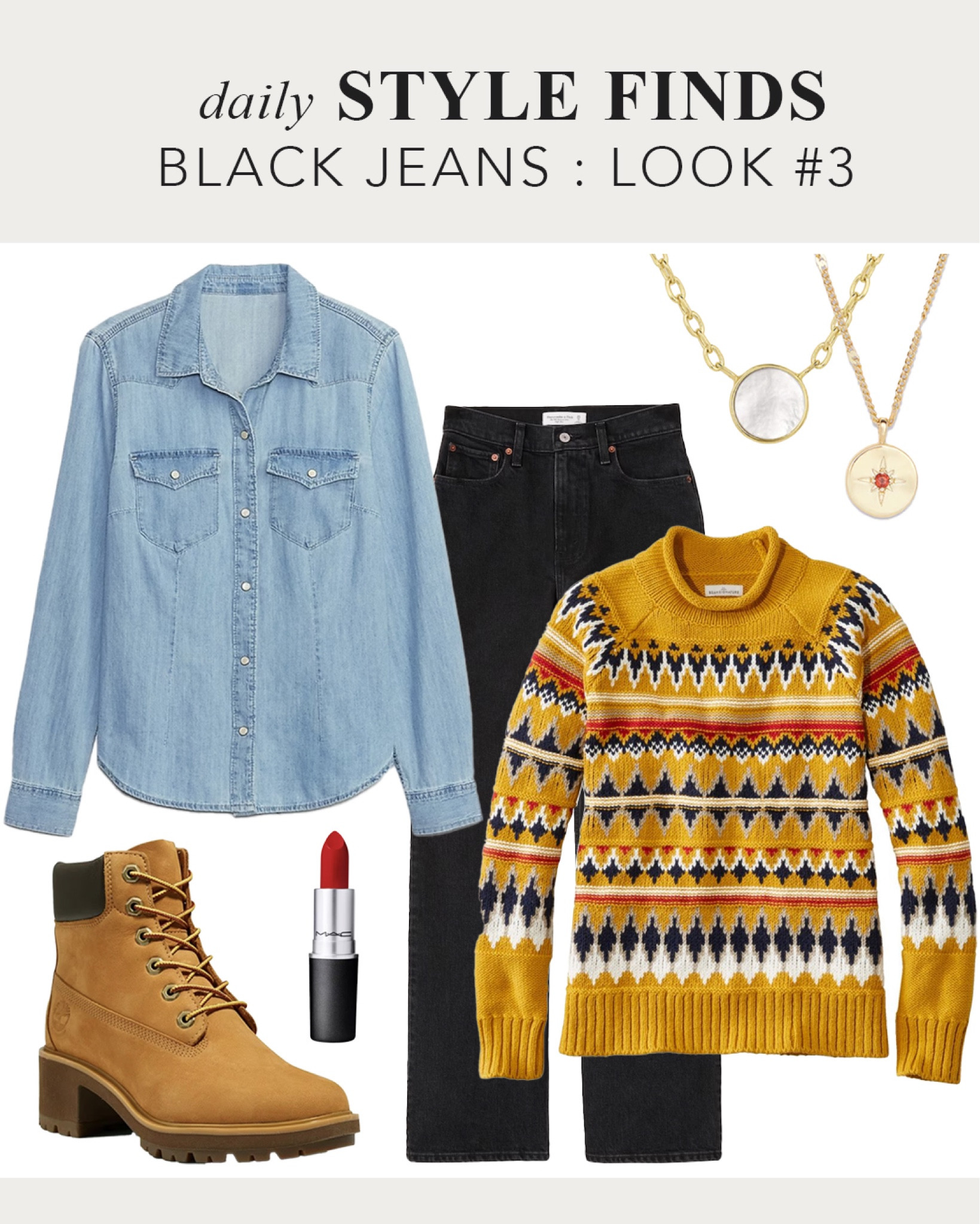How to style black jeans: with a LL Bean Yellow sweater and Timberland hiking boots.  #fallhikingstyle #fallstyle #fallboots #timberland #llbean #fallsweaters 

#LTKsalealert #LTKSale #LTKstyletip