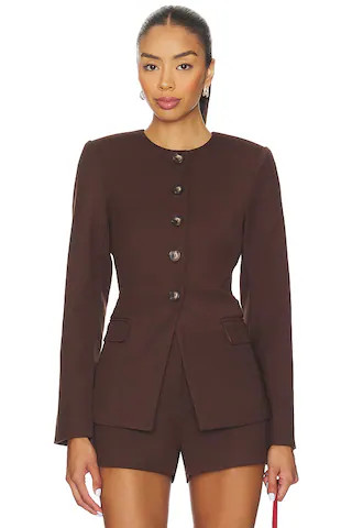 ASTR the Label Bellmere Jacket in Brown from Revolve.com | Revolve Clothing (Global)