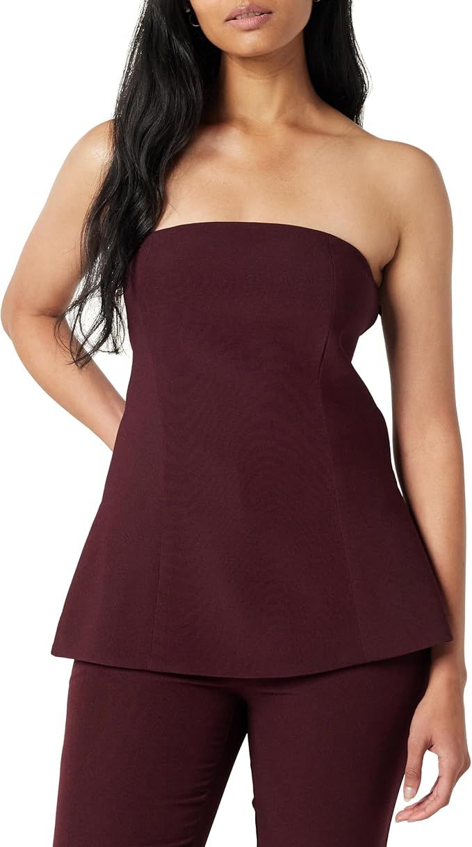 The Drop Women's Plus Size Stowe Woven Strapless Tunic | Amazon (US)