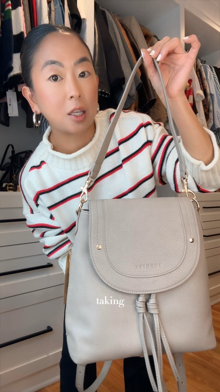 The cutest backpack finally for my travel days that I can also just wear as a normal shoulder bag! Sooo good. I got the taupe gray in the large! 

#LTKOver40 #LTKTravel #LTKPetite