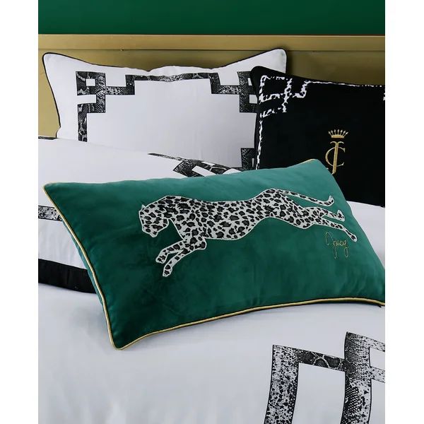 Juicy Couture Velvet Cheetah Plush Throw Pillows | Wayfair North America