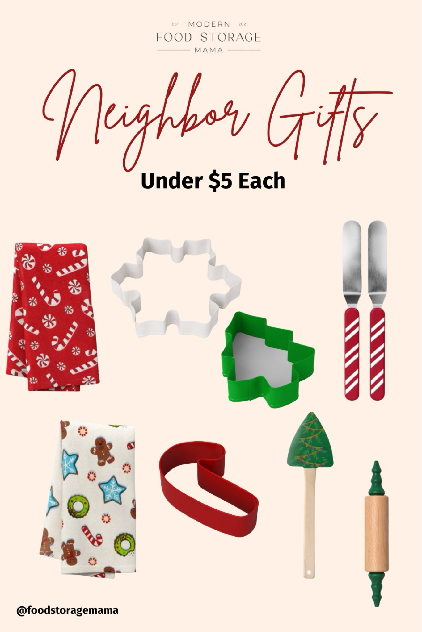 Are you looking for thoughtful gifts for hostesses, neighbors, friends, or teachers that won’t break the bank? I’ve got you covered with this simple and affordable idea: holiday gifts for under $5 each!

🎁 All you need are three things:
✨ A festive holiday dish towel
✨ A cookie cutter
✨ Some ribbon to tie it all together

These gifts are perfect for showing someone you care without overspending. Whether you’re thanking a teacher, surprising a neighbor, or bringing a little cheer to a holiday party, this idea is easy, thoughtful, and budget-friendly.

The best part? These gifts can be customized to fit any style! Choose dish towels and cookie cutters that match the recipient’s personality or the holiday theme.

You don’t have to spend a lot to give a meaningful gift. With just a few simple items, you can create something thoughtful that will make someone smile.

#LTKGiftGuide #LTKHoliday #LTKSeasonal