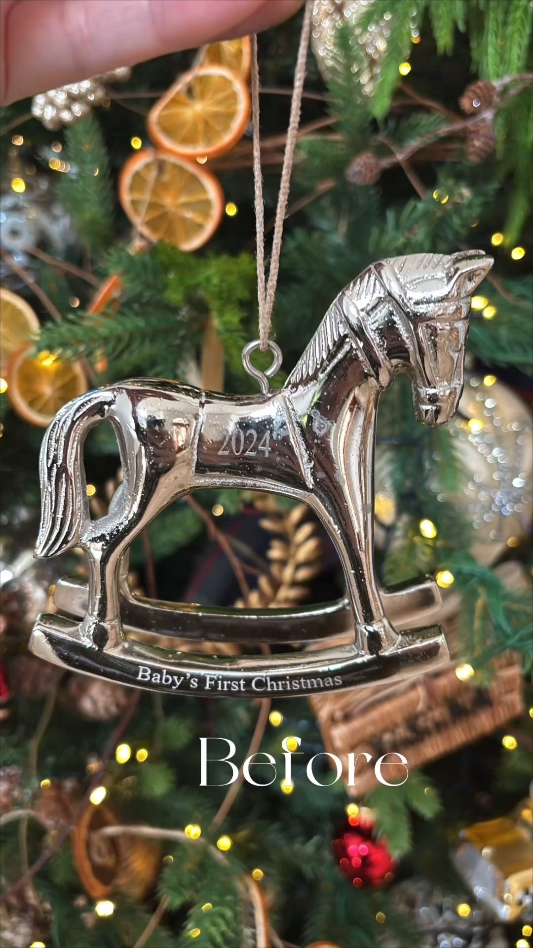 If there’s one thing about me, it’s that I love a good DIY ✨ I couldn’t justify the splurge on the gilded horse ornaments, so I grabbed these on clearance and gave them my own gold touch. 🐎💫 Give me some crafting supplies and I’ll make it happen every time. Shop my LTK if you want the look! #DIYDecor #BudgetFinds #HolidayStyle

#LTKSaleAlert #LTKSeasonal #LTKHoliday