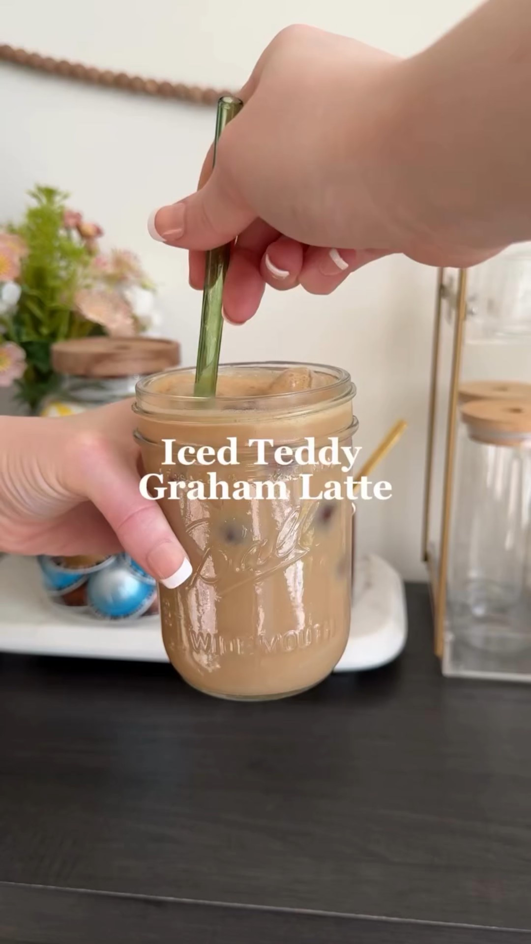 Teddy Graham latte🧸🤎✨☕️ #teddygrahamlatte #teddygrahams #icedteddygrahamlatte #brownsugarlatte #icedbrownsugarlatte #icedhoneylatte #coffeeathome #coffee #coffee #delicious #goodmorning #bhfyp #breakfast #morning #cake #chocolate #homemade #lunch #foodstagram #foodphotography #cafe #dessert #foodblogger #starbucks #tea #coffeetime #brunch #coffeelover