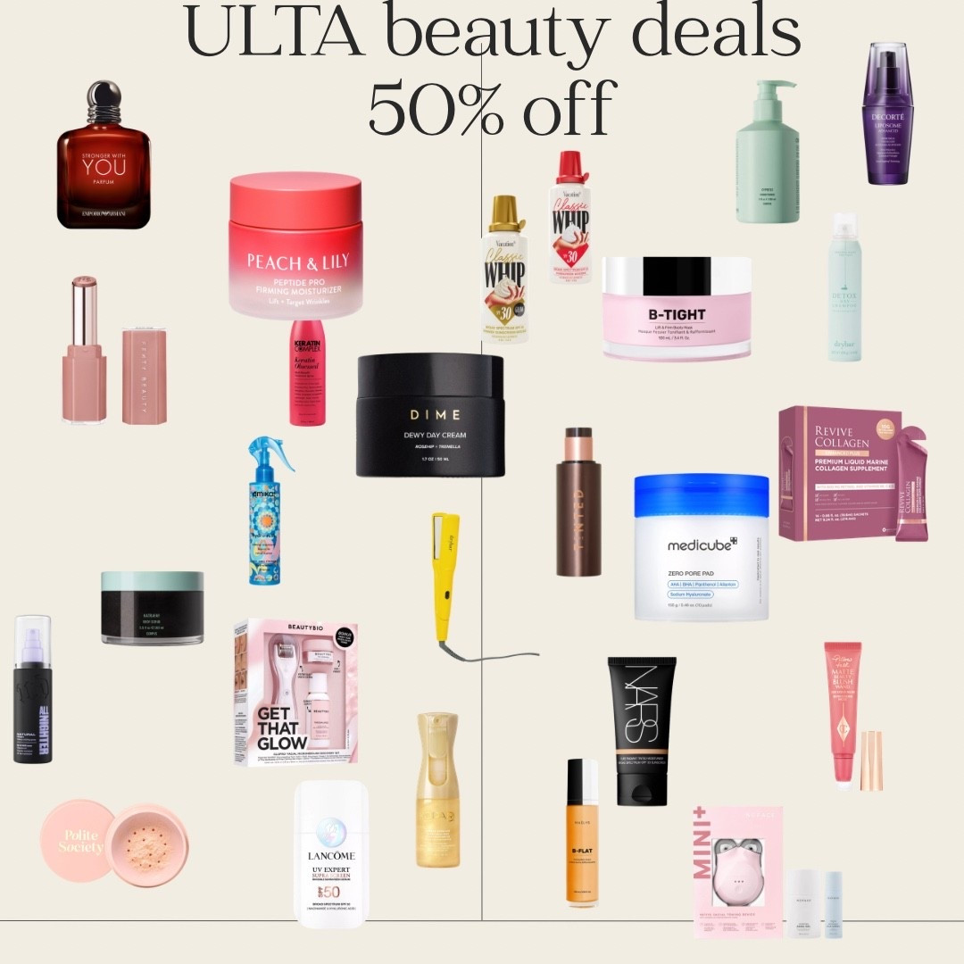 Ulta beauty deals are 50% off!! 

#LTKselfcare #LTKBeauty #LTKSaleAlert