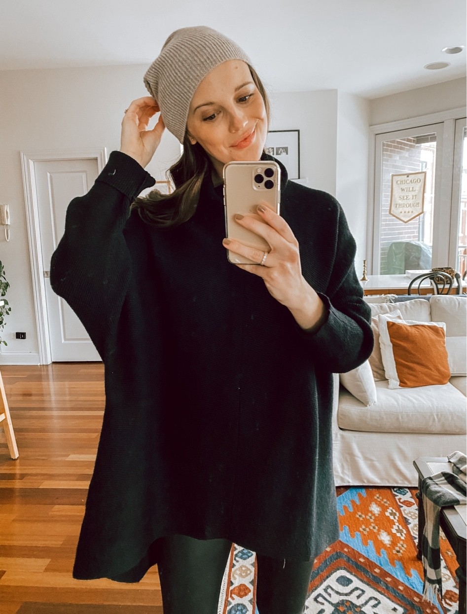 Sweater runs big! Beanie comes in tons of colors! 