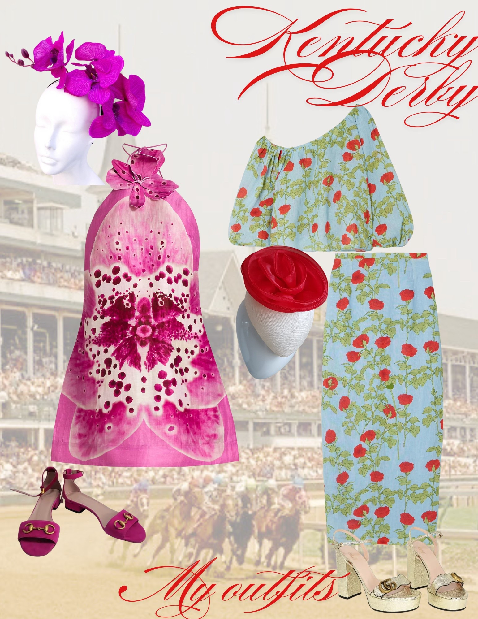 My derby and oaks outfits are officially selected (well accessorize morning off because something has to be chaotic) 
Happy Derby to all that celebrate! 

#KentuckyDerby #KentuckyOaks #ChurchillDowns #Louisville #Lexington #Kentucky #andtheyreoff #horseracing #fashionablefilly #racingOOTD #offtotheraces #fridayisforthefillies 