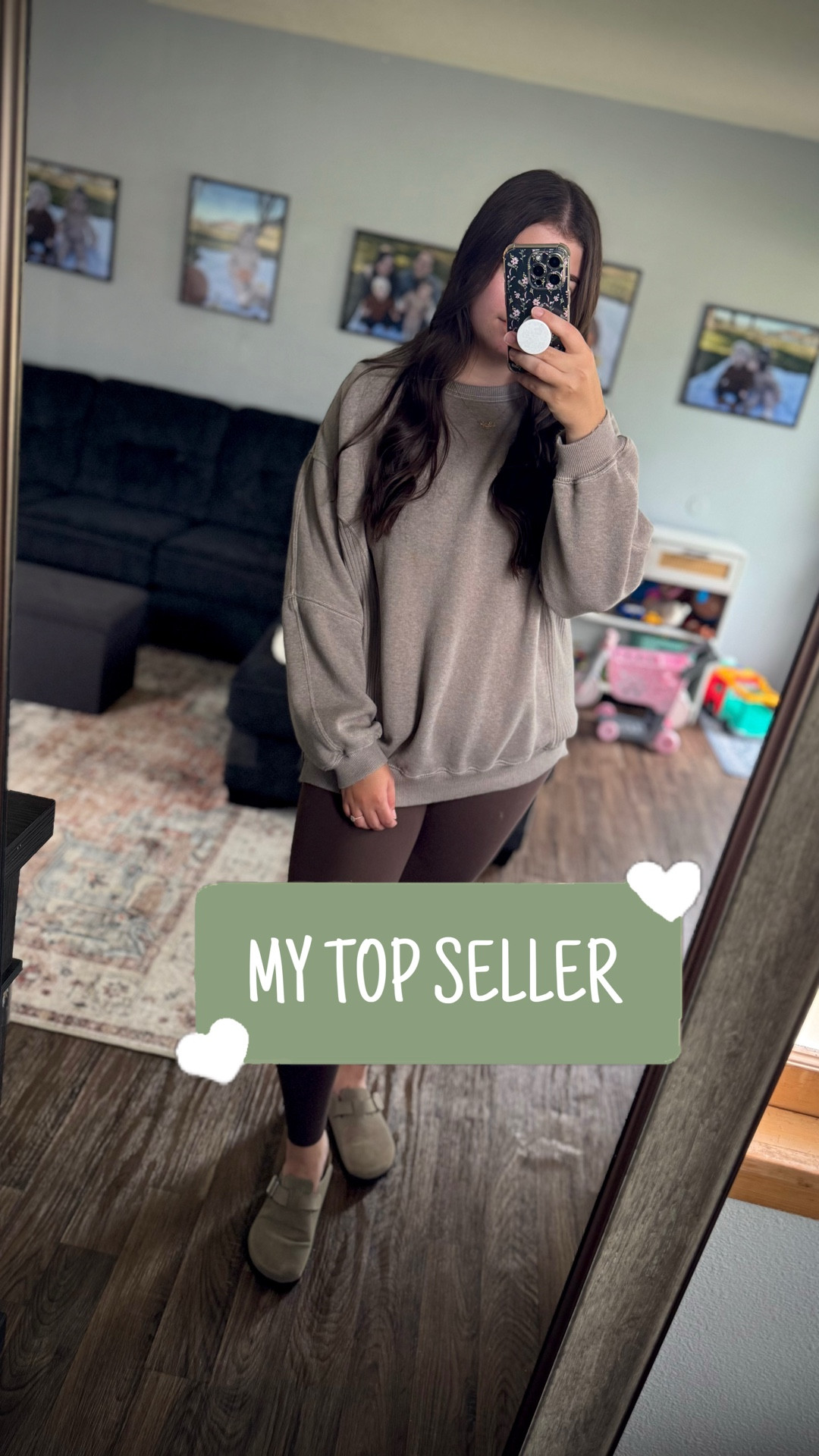 Grab it while you can!! Size down one for sure, two if you want it more fitted. I’m 5’8 and typically wear large sweatshirts but get these in a medium and they are still oversized 🫶🏻

#LTKMidsize #LTKFindsUnder50 #LTKGiftGuide